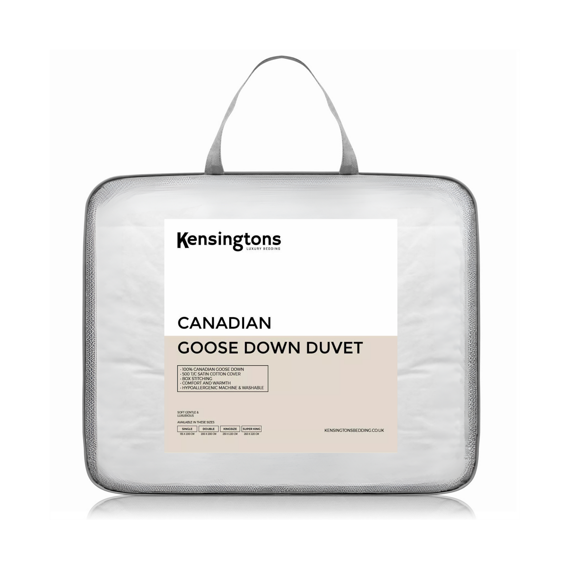 Canadian goose down duvet 4.5 tog best sale