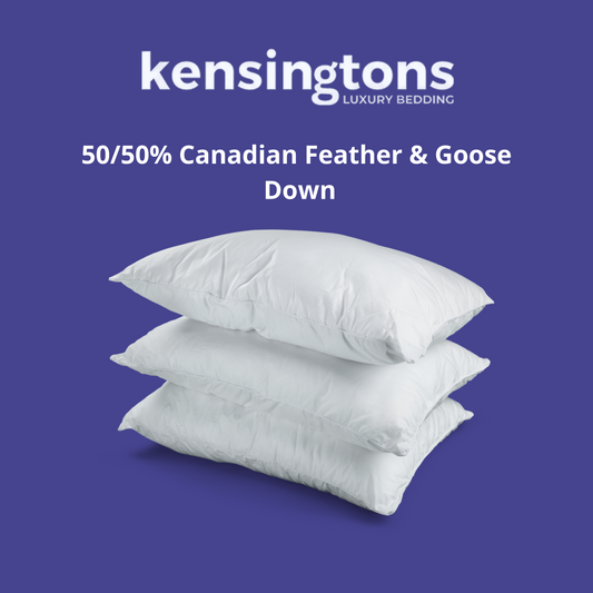 Canadian Feather & Goose Down Hotel Quality Pillow
