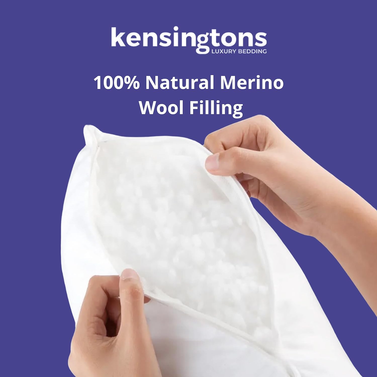 Merino Wool Filled Pillow