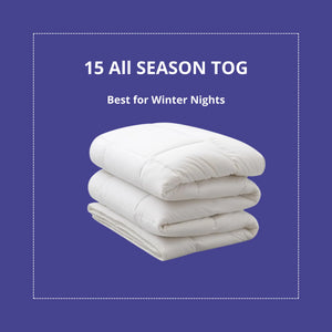 Microfibre Duvets - 15 All Season Tog