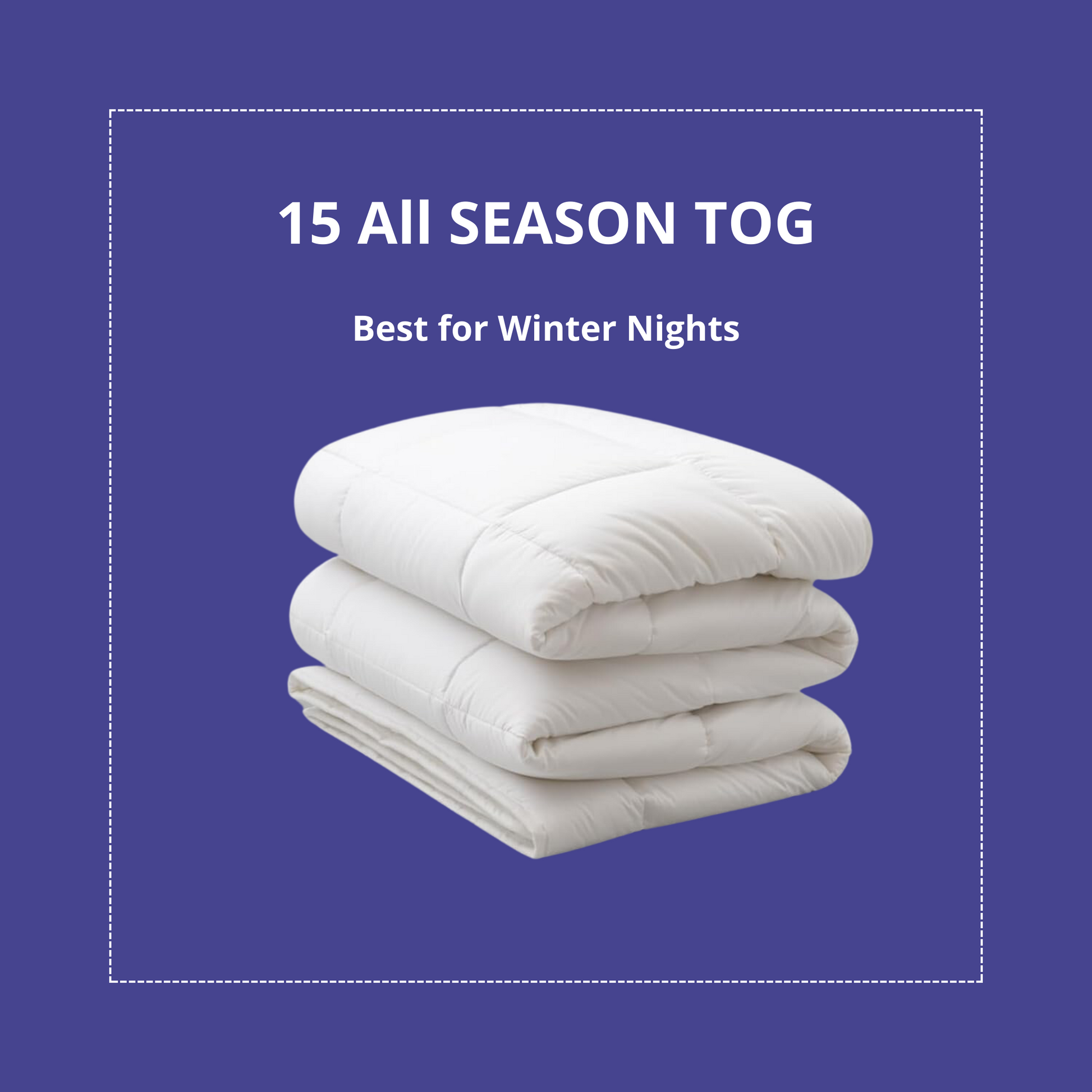 Premium Down Duvet Inserts - 15 All Season Tog